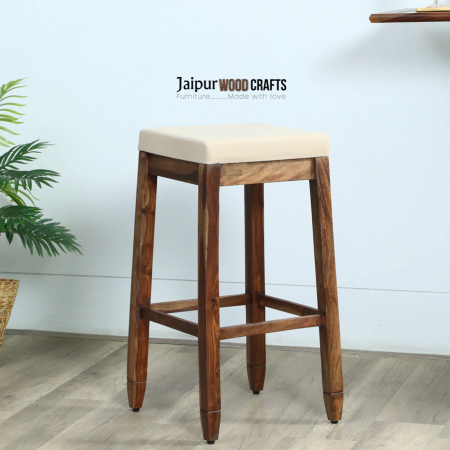 Rezzan Sheesham Wood Bar Stool