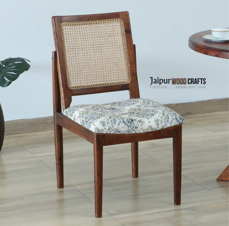 Mayer Sheesham Wood Dining Chair In Scratch Resistant Provincial Teak Finish